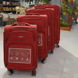 1 Pc Bencardo Travel Soft Suitcase (Red)