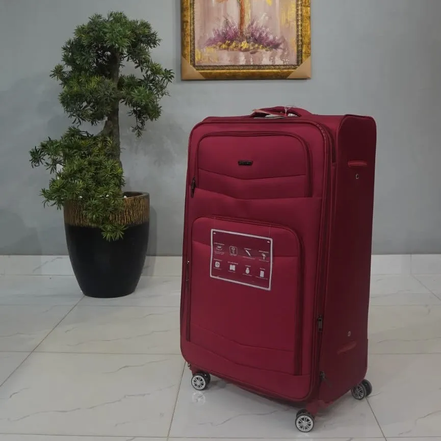 1 Pc Bencardo Travel Soft Suitcase (Red)