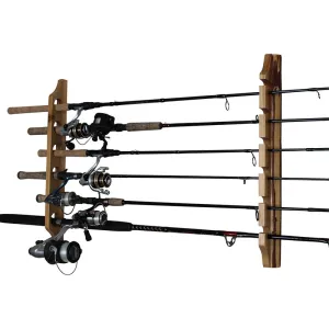 2-PIECE 6-ROD VERTICAL/HORIZONAL ROD WALL MOUNT