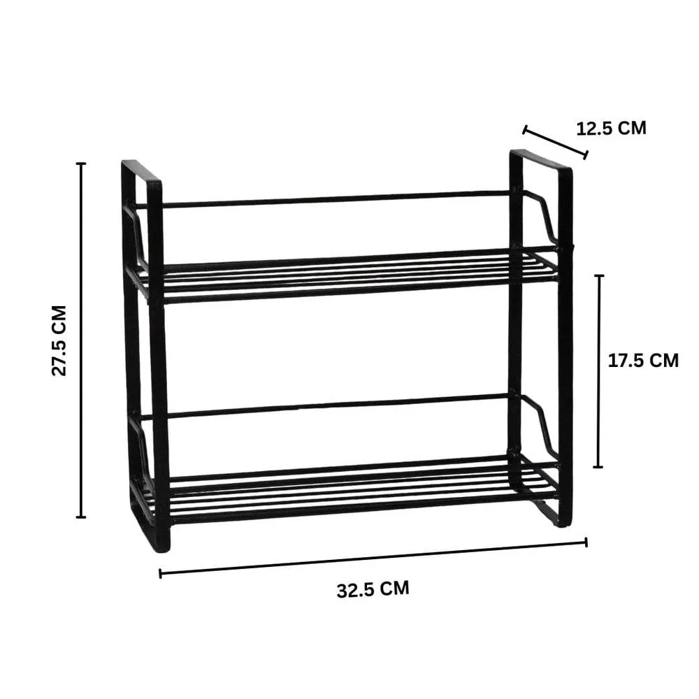 2-Tier Space Saving Spice Storage Organizer