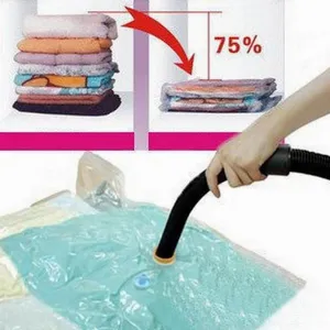 2016 Hot Sale S/M/L/XL Large Space Saver Saving Storage Bag Vacuum Seal Compressed Organizer F654