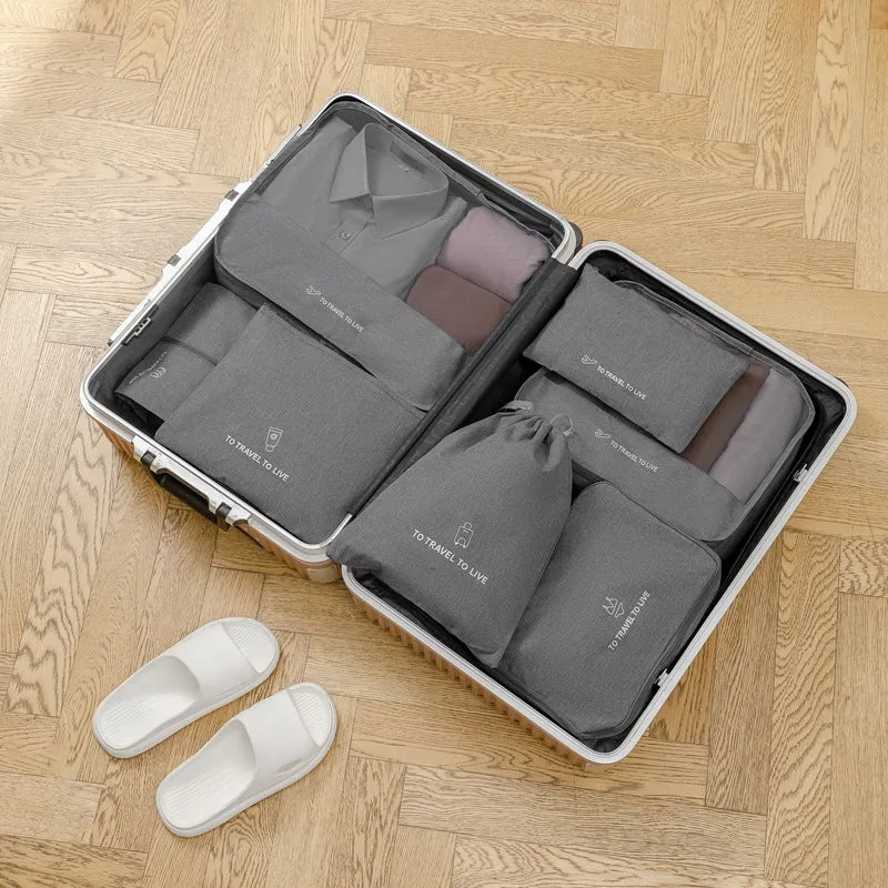 7Pcs Set Travel Compact Packing Organizers