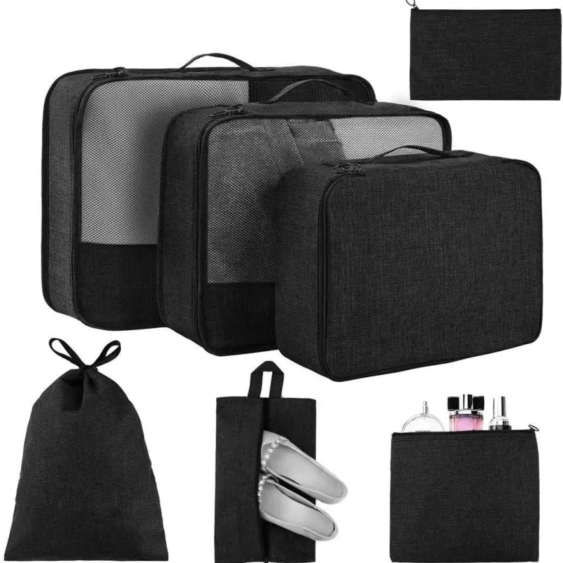 7Pcs Set Travel Compact Packing Organizers