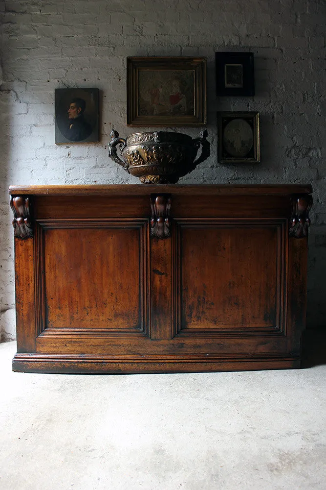 A Fine Quality Victorian Mahogany Six-Drawer Shop Counter c.1870-80