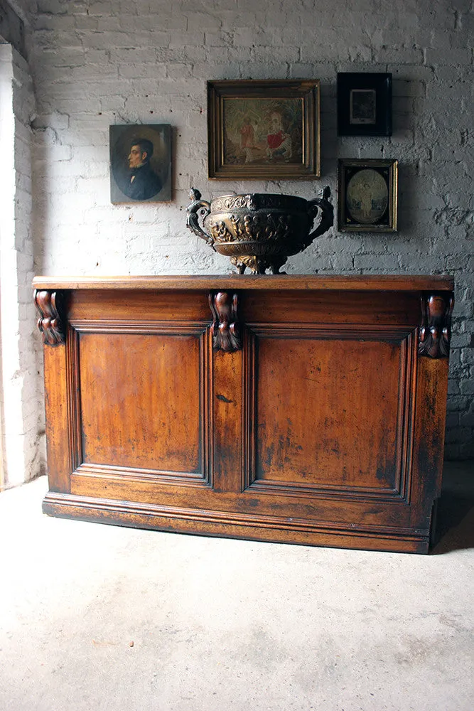 A Fine Quality Victorian Mahogany Six-Drawer Shop Counter c.1870-80