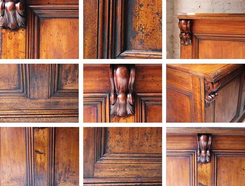 A Fine Quality Victorian Mahogany Six-Drawer Shop Counter c.1870-80