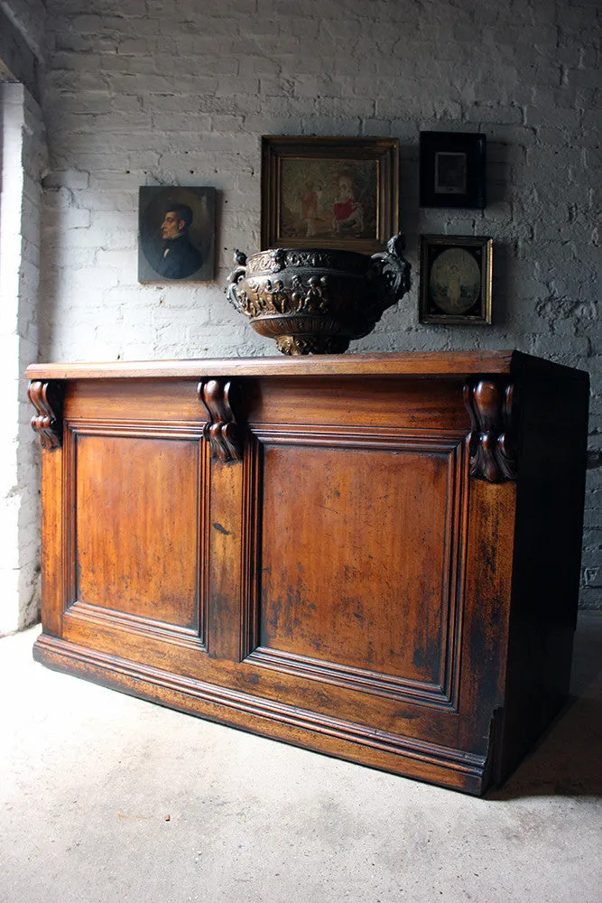 A Fine Quality Victorian Mahogany Six-Drawer Shop Counter c.1870-80