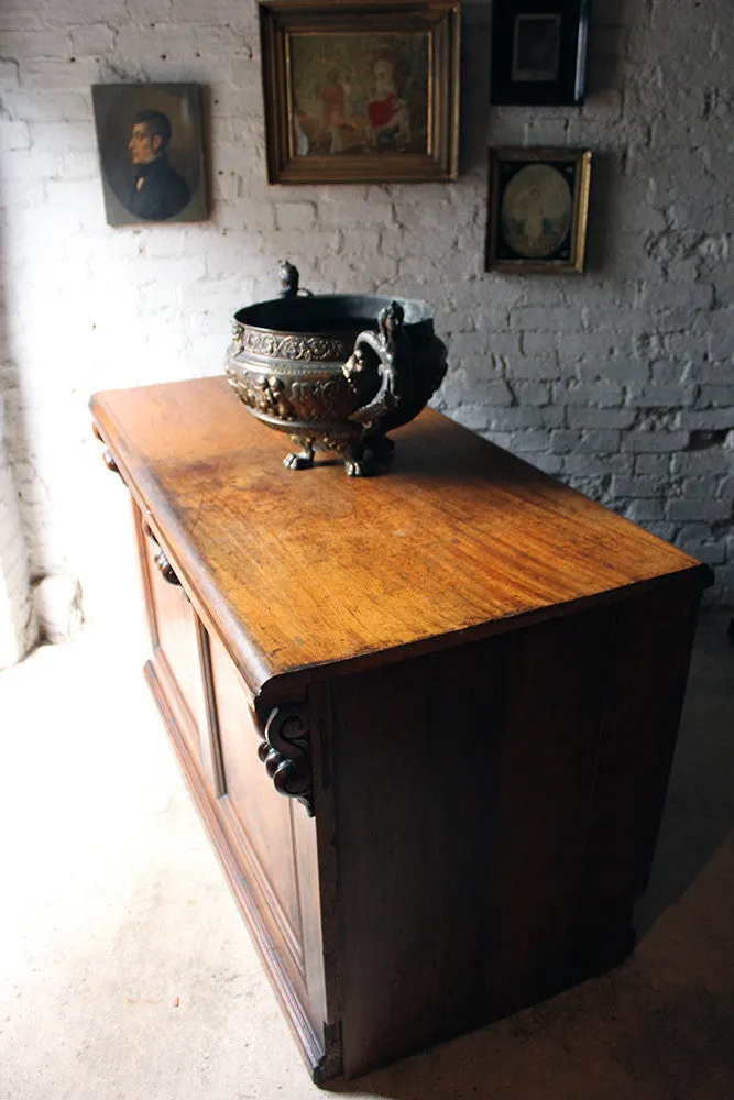 A Fine Quality Victorian Mahogany Six-Drawer Shop Counter c.1870-80