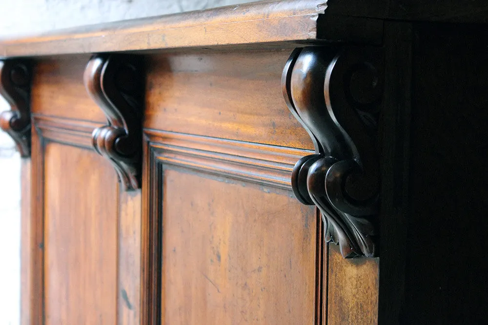 A Fine Quality Victorian Mahogany Six-Drawer Shop Counter c.1870-80