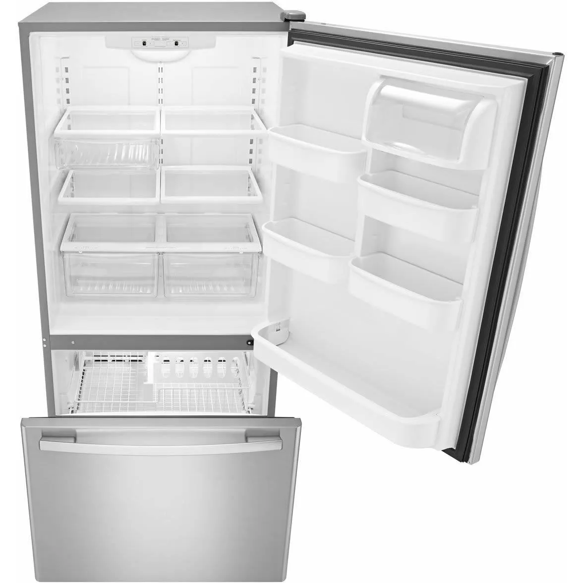 Amana 33in 22cu.ft. Bottom Mount Freezer Refrigerator ABB2224BRM