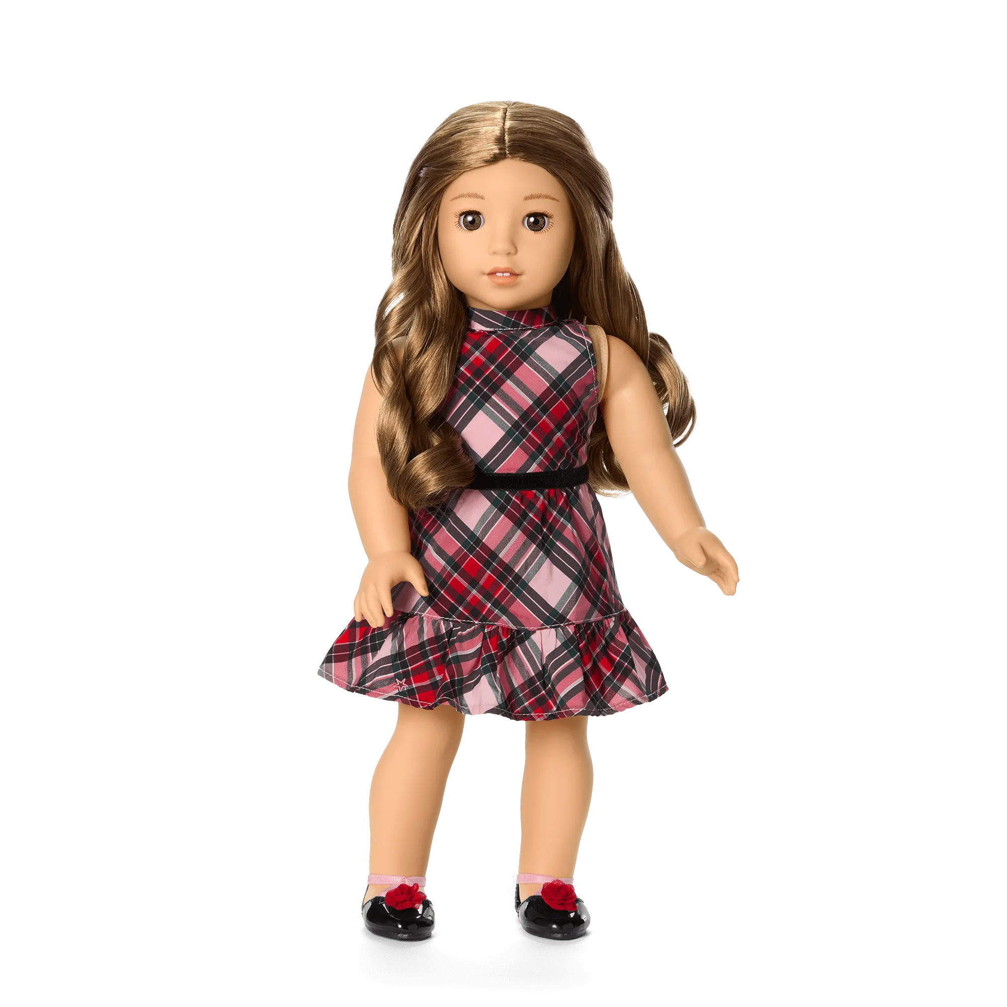 American Girl® x Janie and Jack Holiday Plaid Dress for 18-inch Dolls