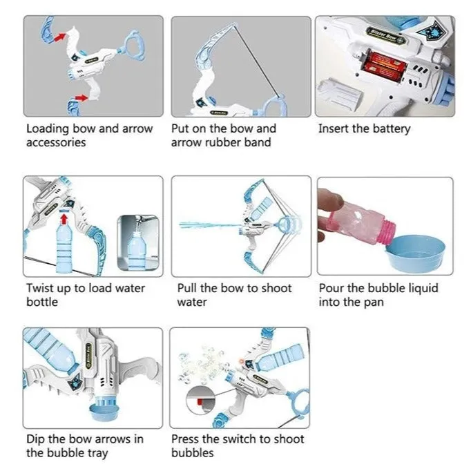 Automatic Electric Bubble Water Toy Bow