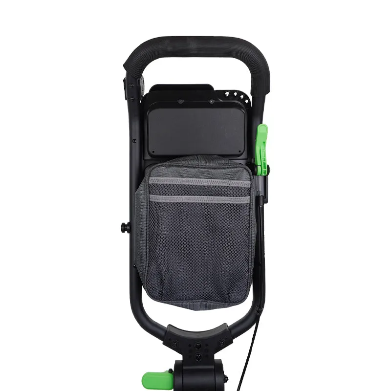 AXGLO Push Cart 3-Wheel Trolley (Black/Green)