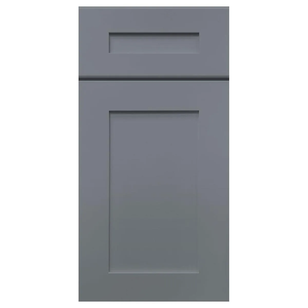 Base End Kitchen Cabinet BECF24 Colonial Gray LessCare 24 in. width 34.5 in. height 24 in. depth