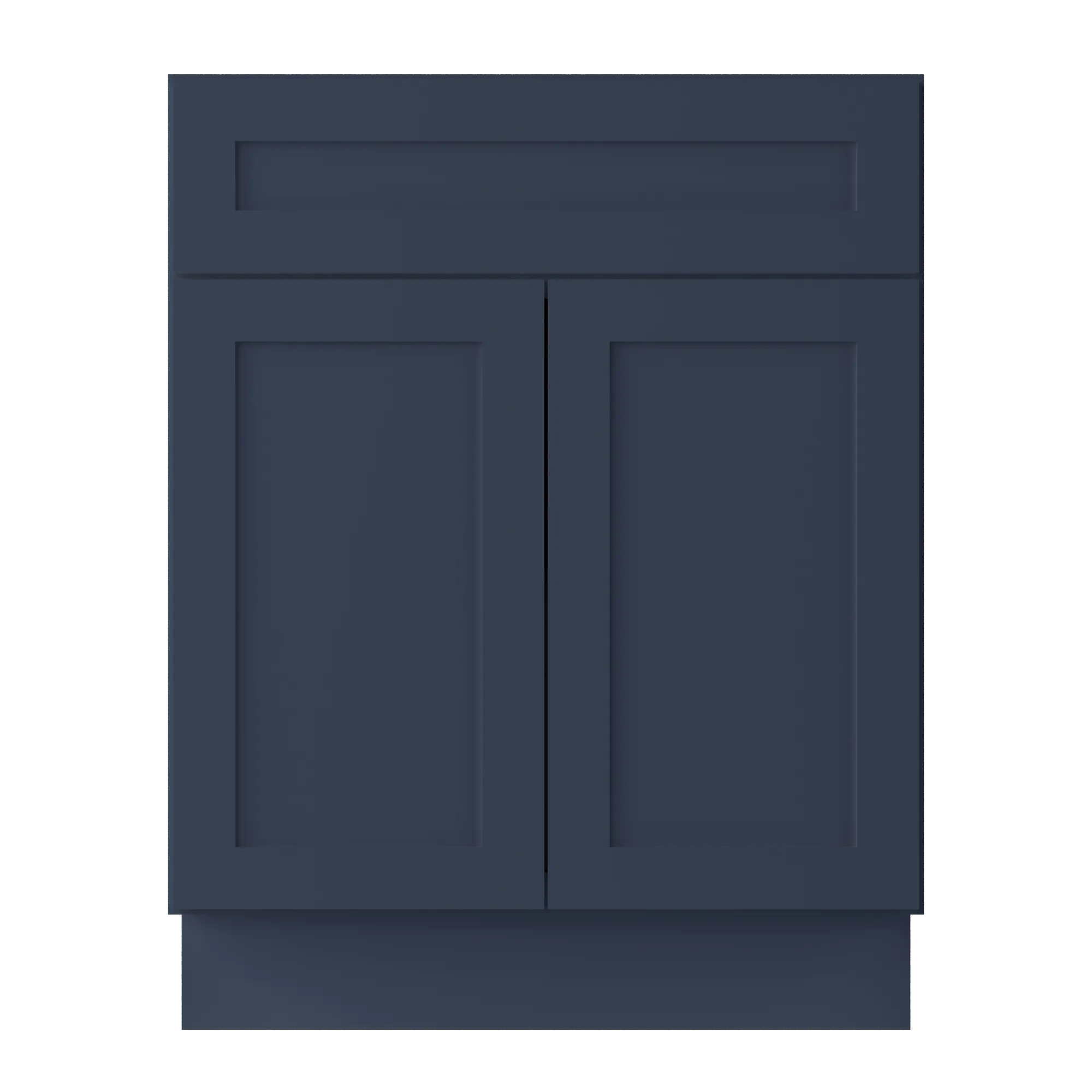 Base Kitchen Cabinet B27 Danbury Blue LessCare 27 in. width 34.5 in. height 24 in. depth