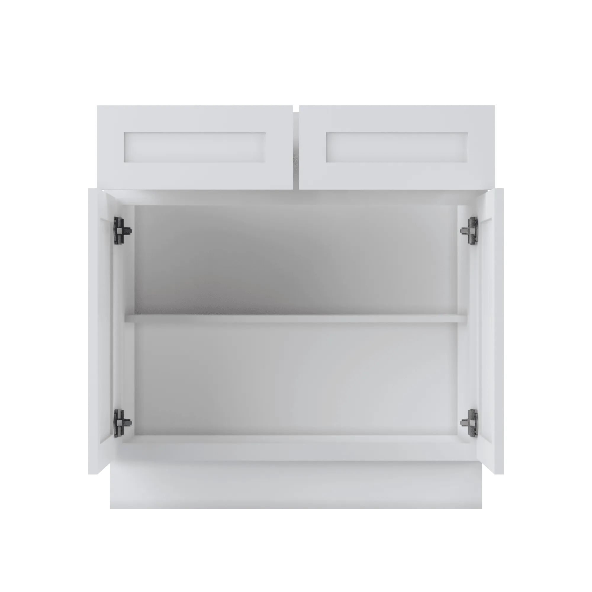 Base Kitchen Cabinet B33 Alpina White LessCare 33 in. width 34.5 in. height 24 in. depth