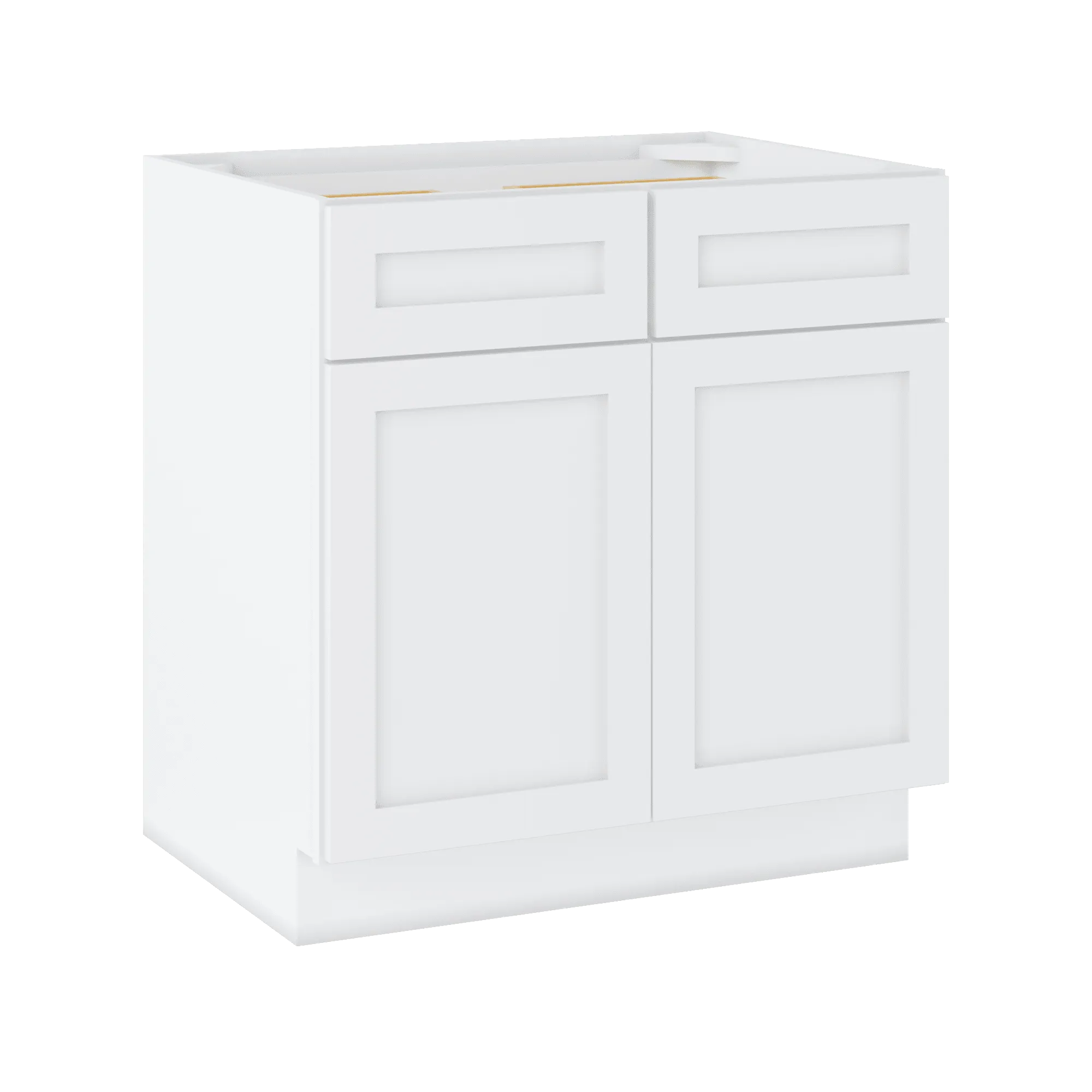 Base Kitchen Cabinet B33 Alpina White LessCare 33 in. width 34.5 in. height 24 in. depth