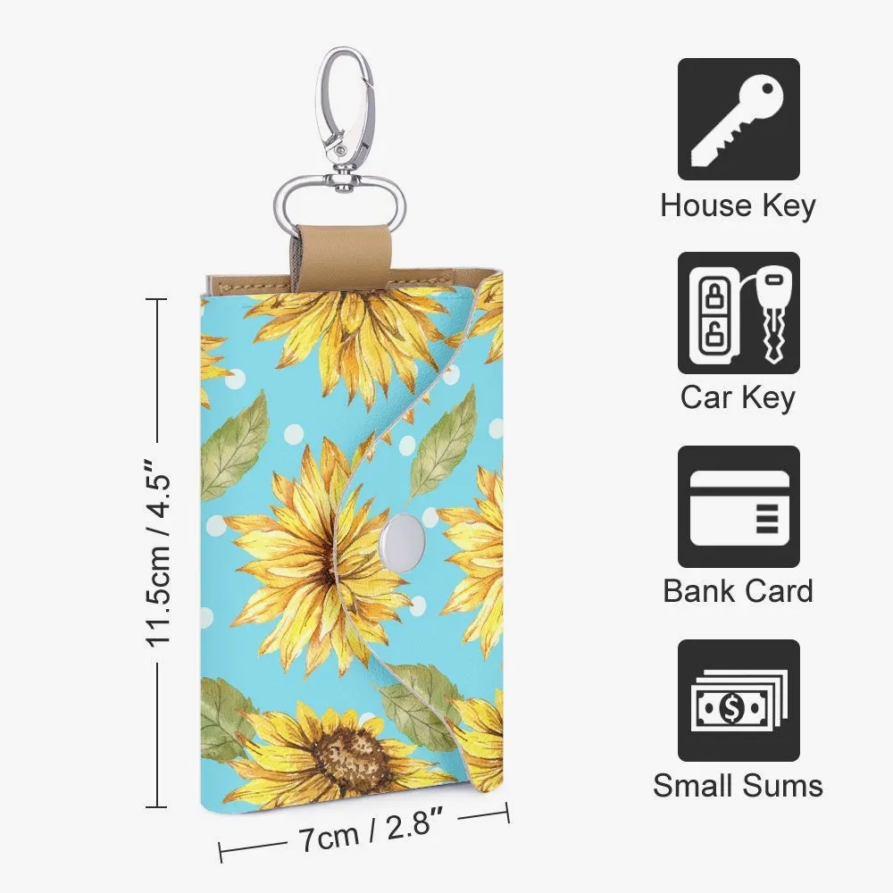 Blue Sunshine Key Holder Case