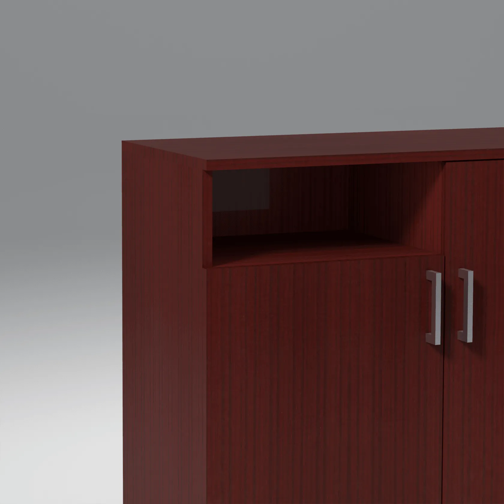 Brady Engineered Wood Shoerack In Mahogany