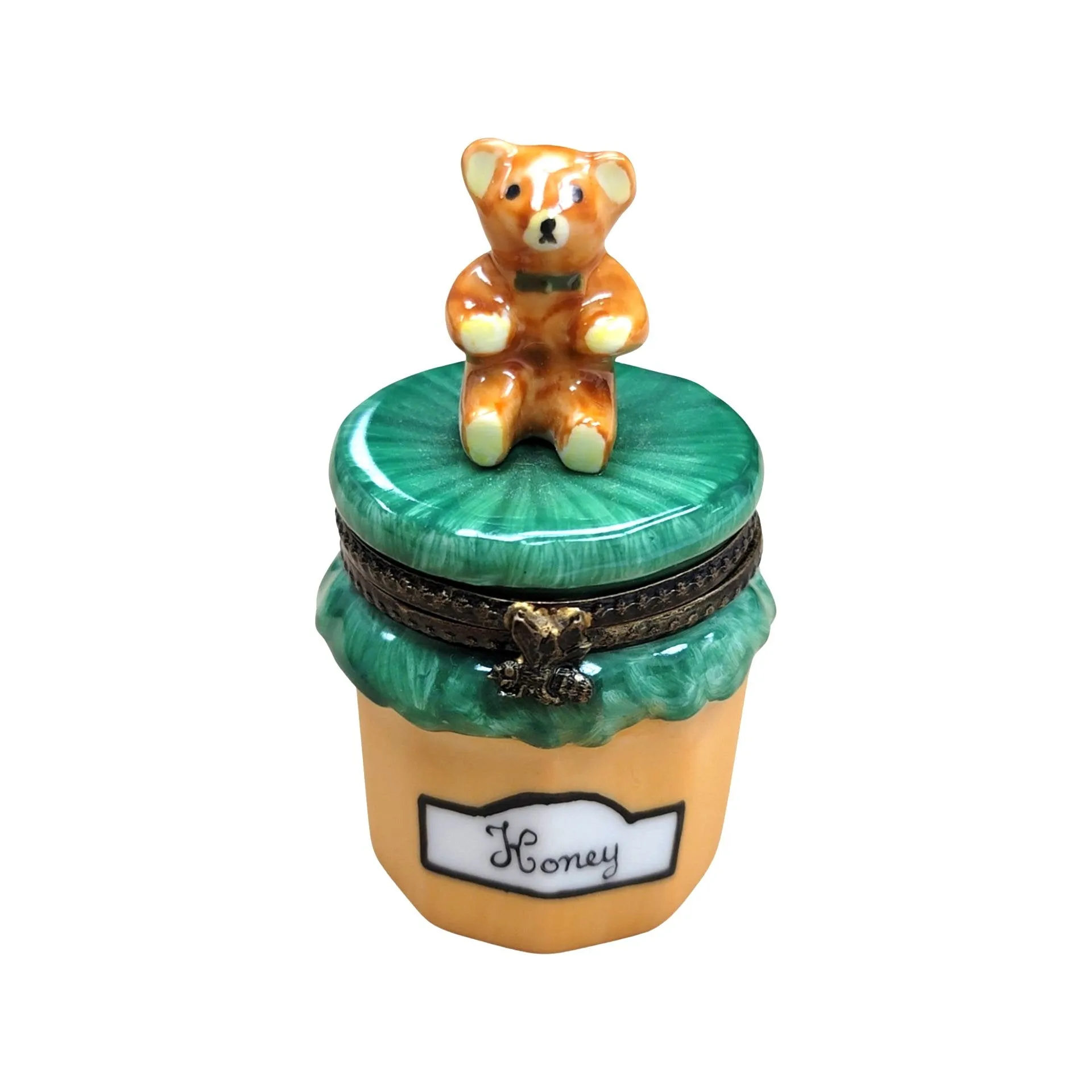 Brown Bear on Honey Jar