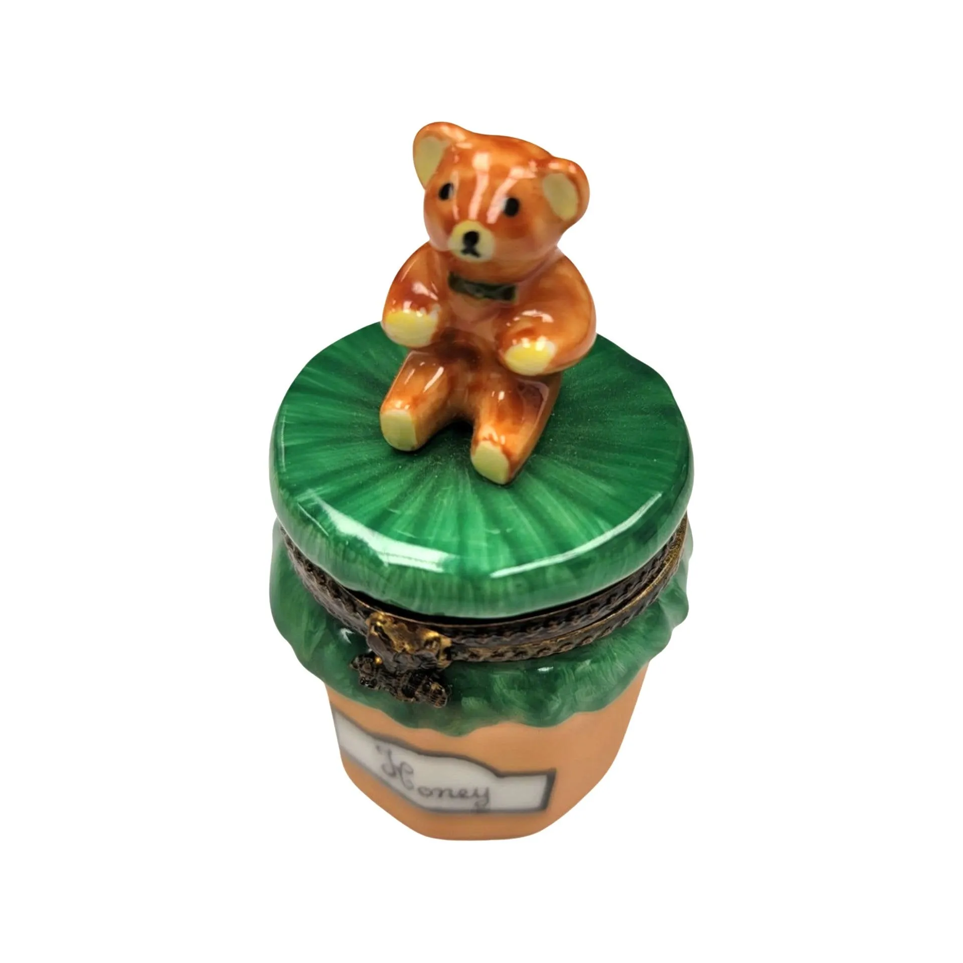 Brown Bear on Honey Jar