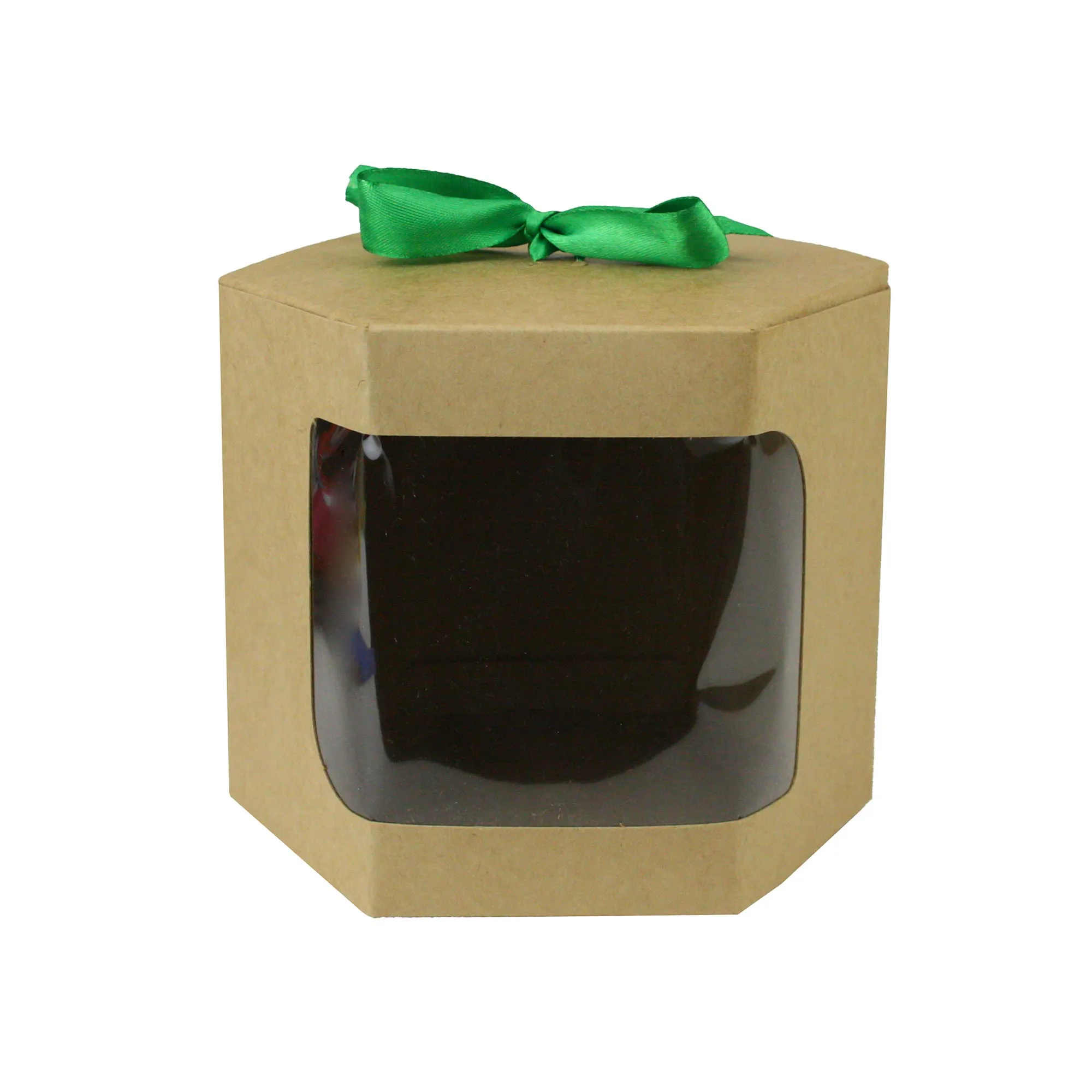 Brown Hexagon Kraft Gift Boxes Pack of 12 (Sizes Available)