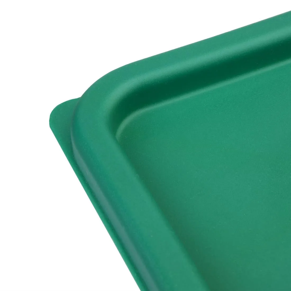 CF047 Vogue Square Food Storage Container Lid Green Medium