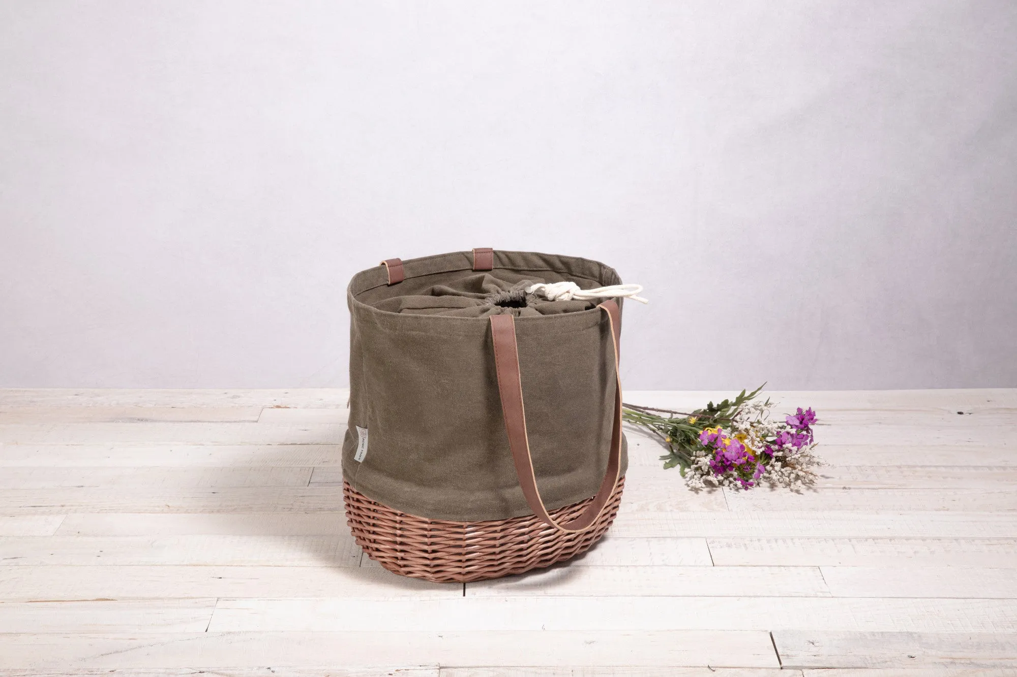 Colorado Avalanche - Coronado Canvas and Willow Basket Tote