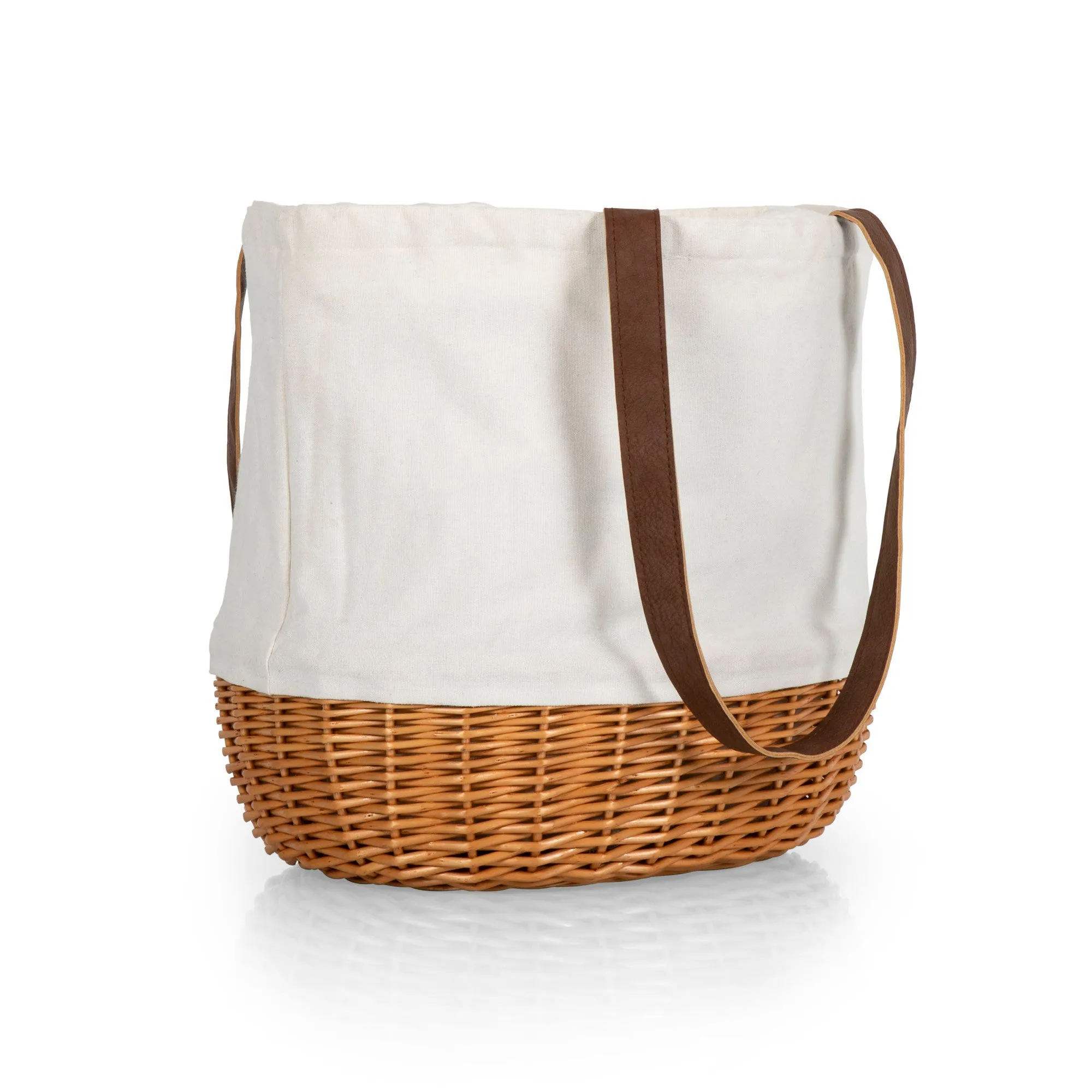 Colorado Avalanche - Coronado Canvas and Willow Basket Tote