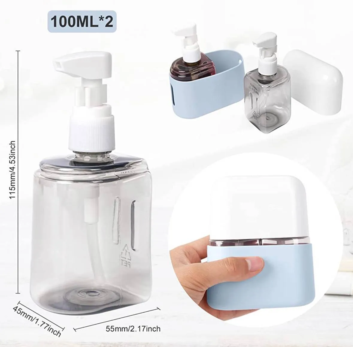 Compact Travel Bottles, Leak Proof Containers For Toiletries
Kits