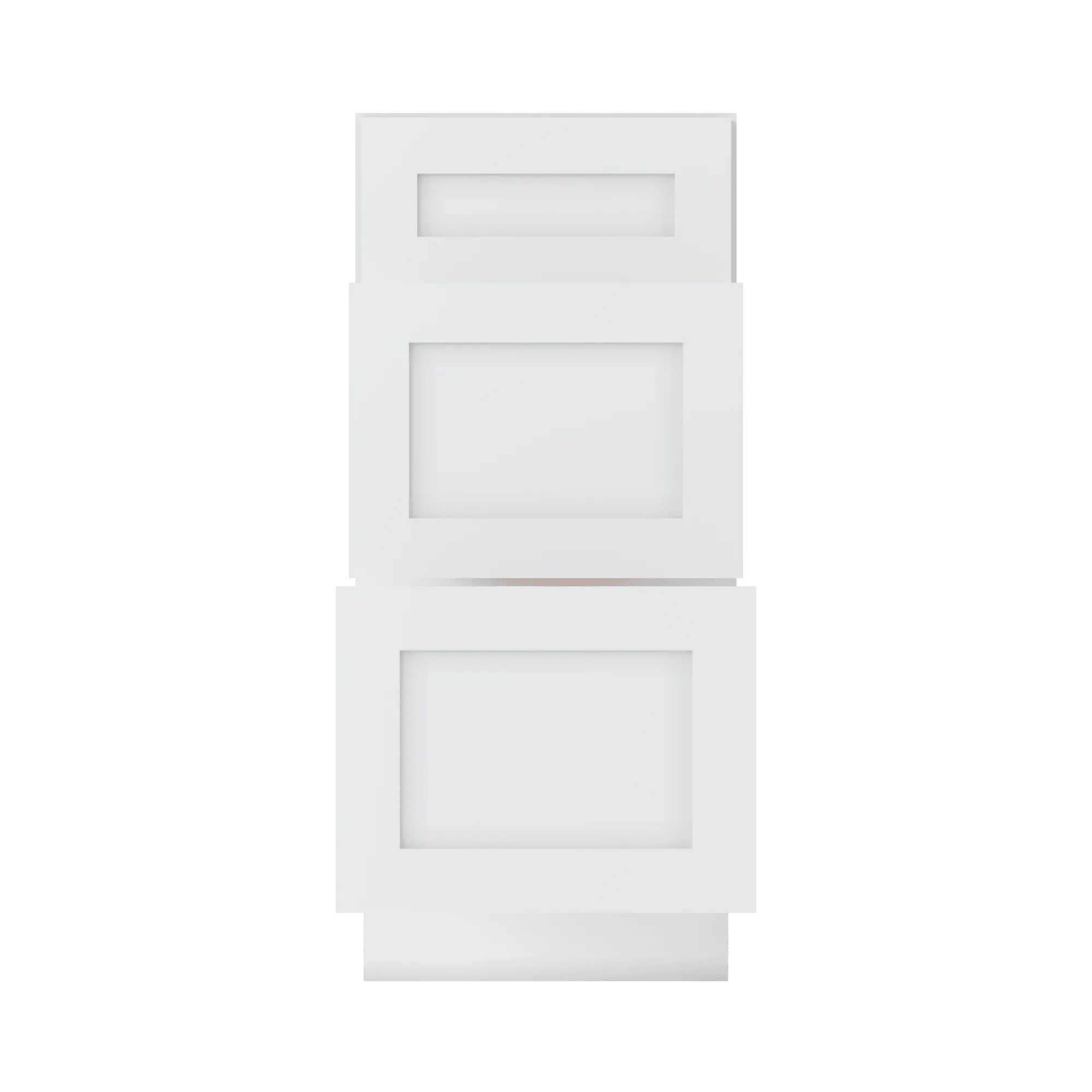 Drawer Base Kitchen Cabinet DB15 Alpina White LessCare 15 in. width 34.5 in. height 24 in. depth