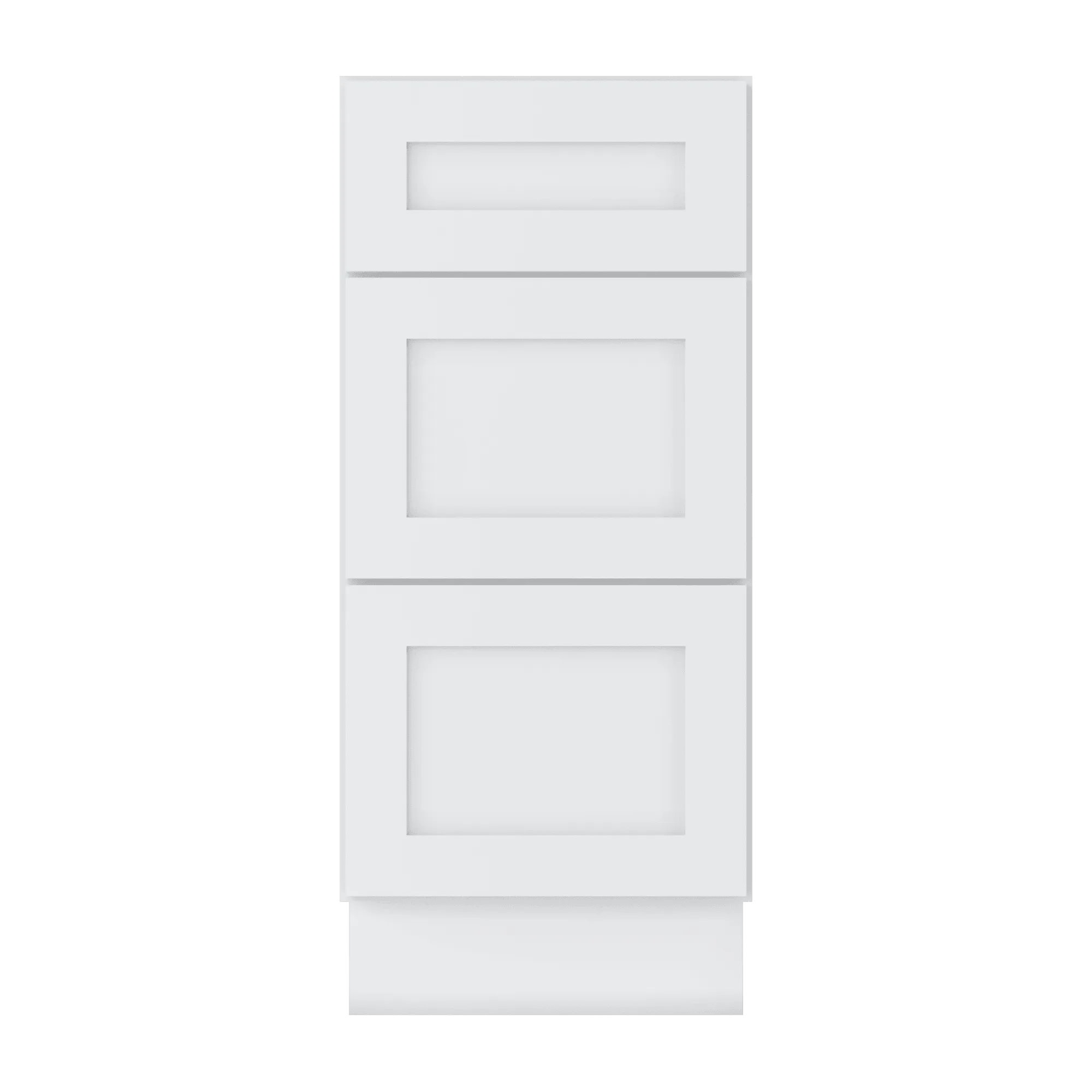 Drawer Base Kitchen Cabinet DB15 Alpina White LessCare 15 in. width 34.5 in. height 24 in. depth