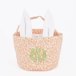 Easter Basket - Peach Floral