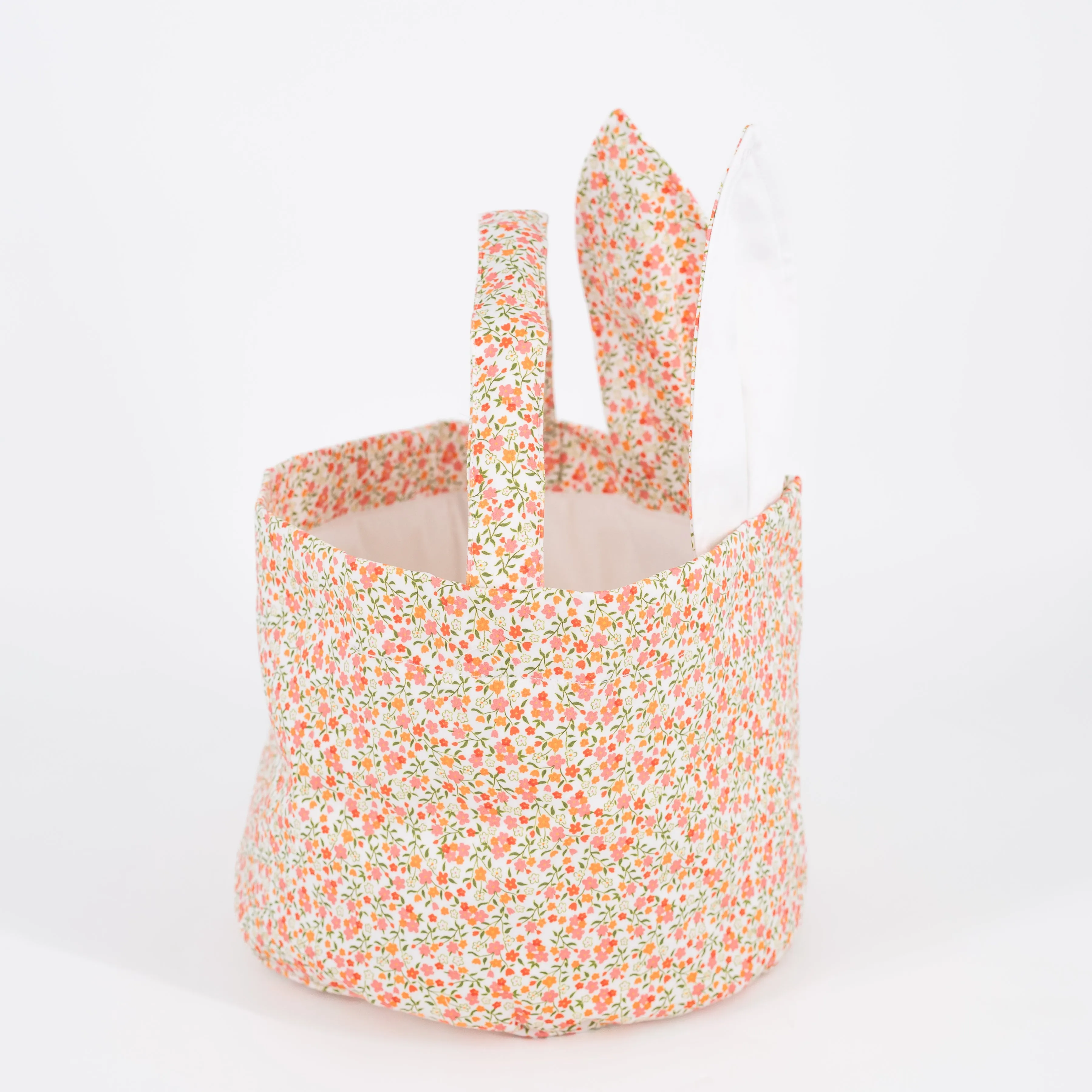 Easter Basket - Peach Floral