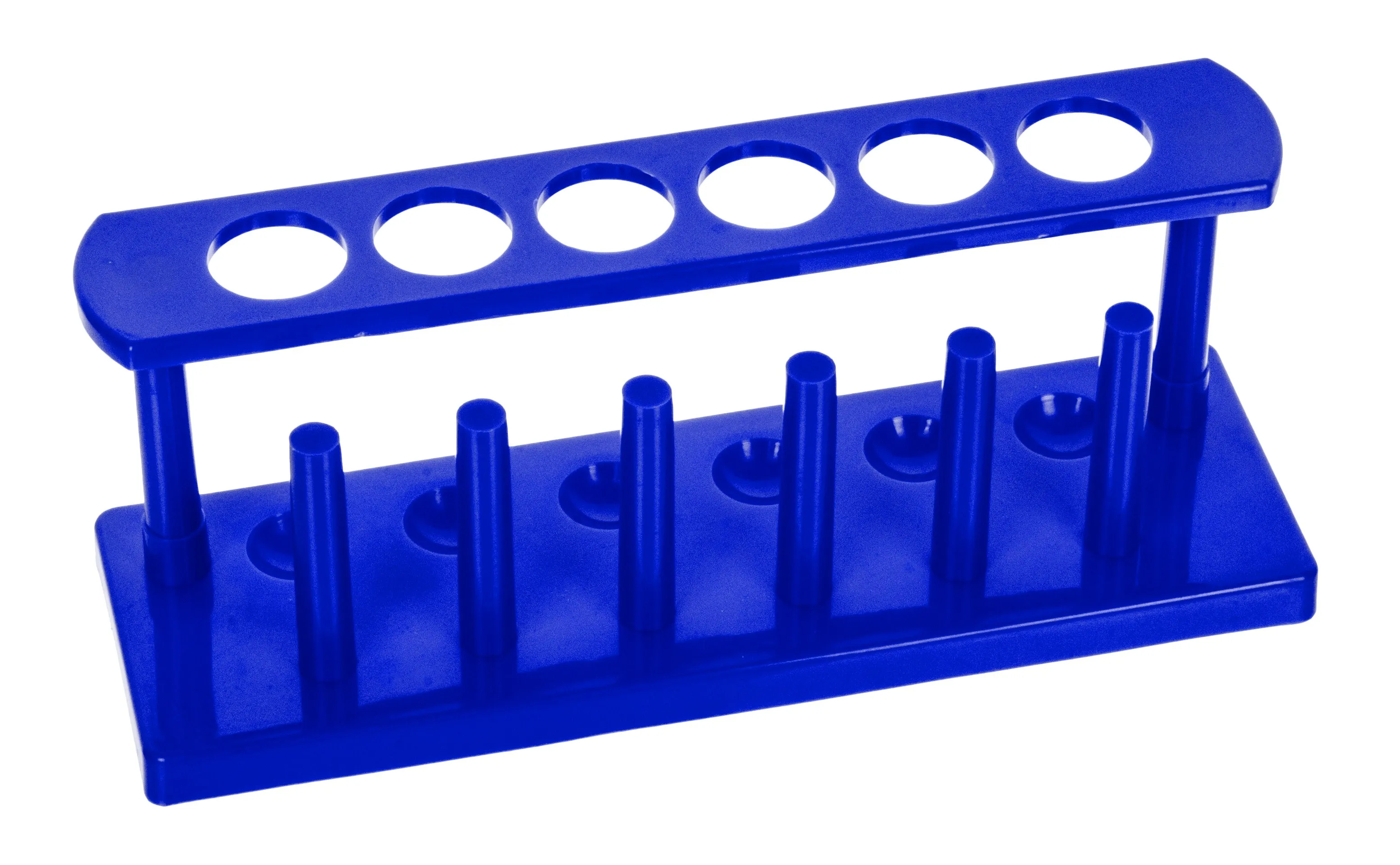 EISCO Test Tube Stand, Polypropylene, 25mm dia. Holes for 6 tubes