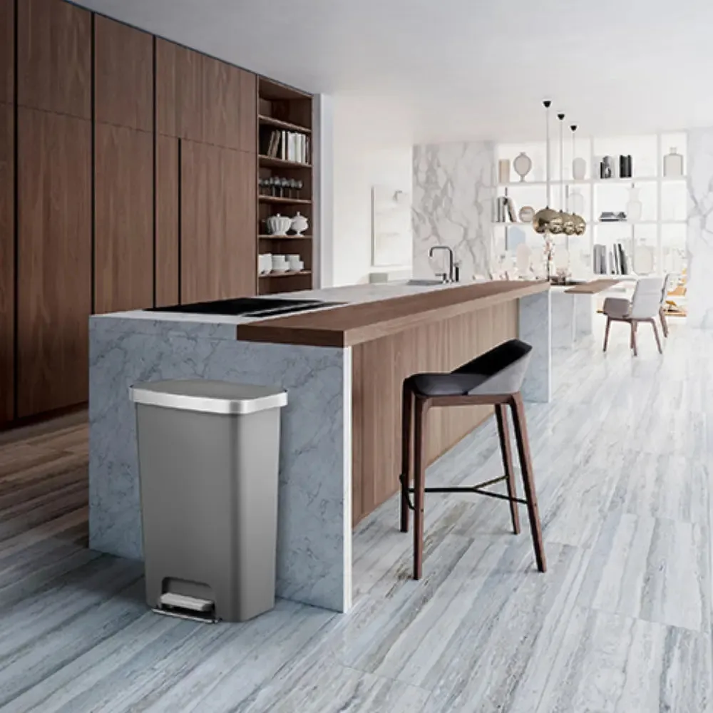 EKO Dustbin | HANA | EK6266 | 45L | Trash Bin | Waste Bin | Plastic | Step Pedal Bin  | Kitchen Bin