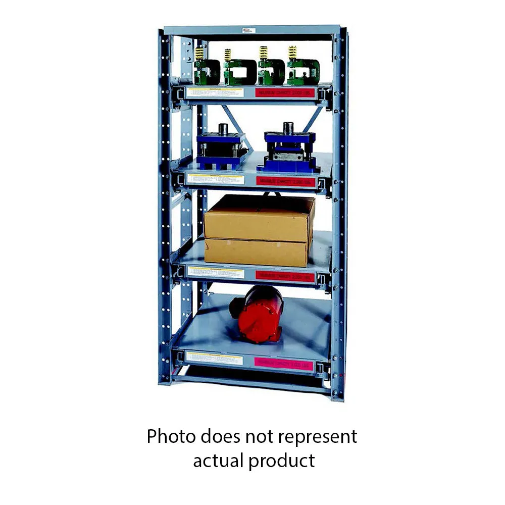 Expandable Roll-Out Shelf Rack Add-On - 2000 lbs per Shelf, Easy Access