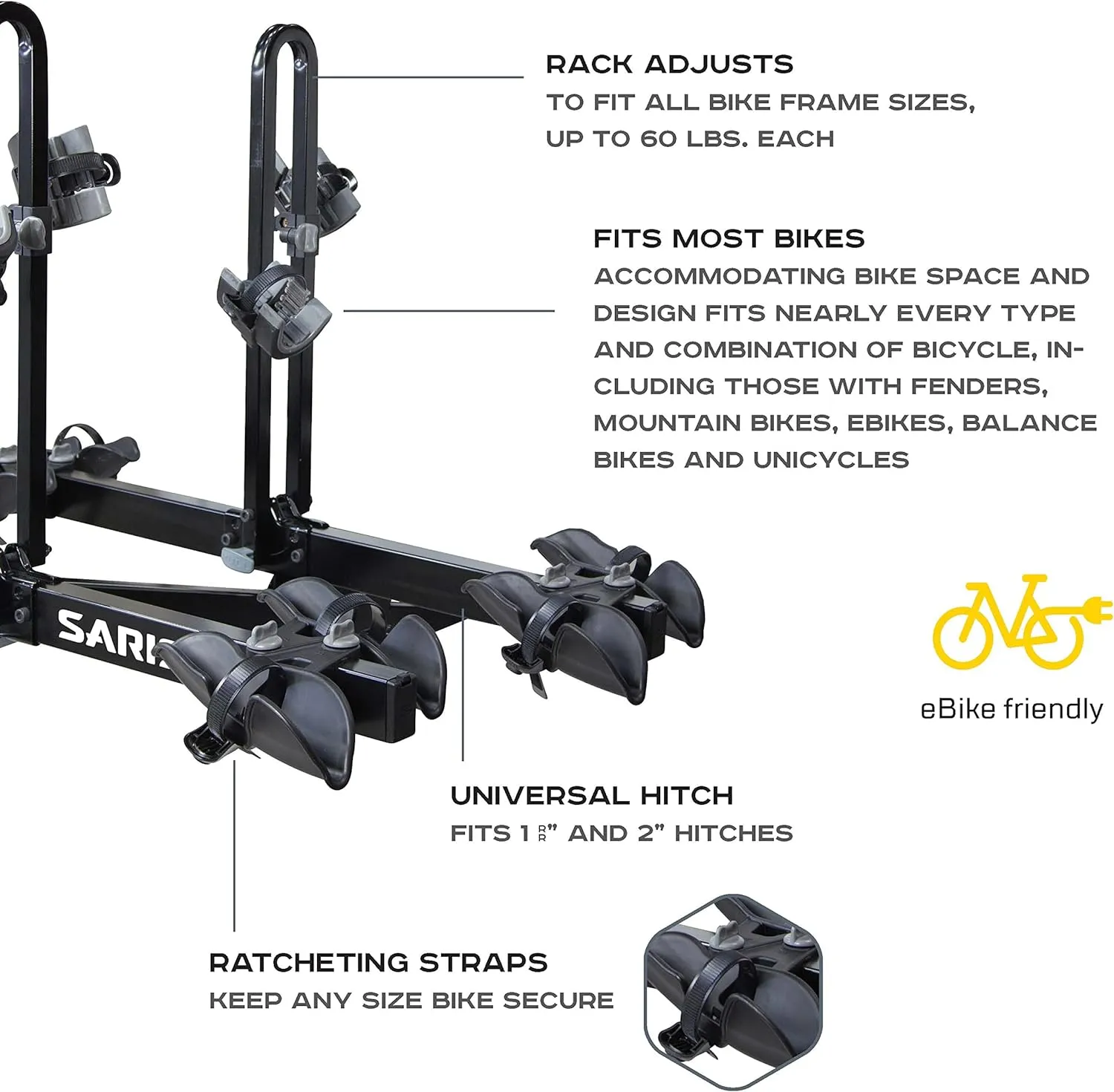 Freedom 4 Bike Hitch Rack