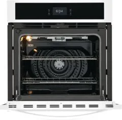 Frigidaire White 27" Single Electric Wall Oven with Fan Convection (3.8 Cu.Ft.) - FCWS2727AW