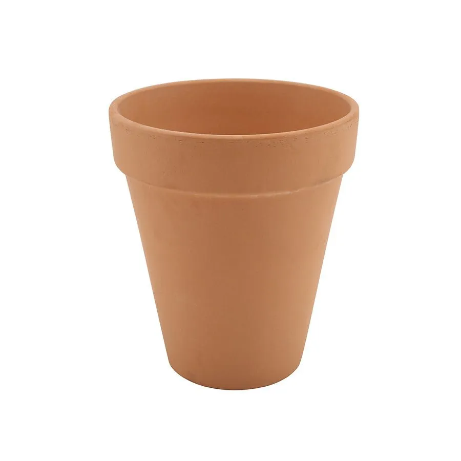 Genware BLTXLANT Tall Terracotta Pot Rustic 10 x 12cm - Pack of 6