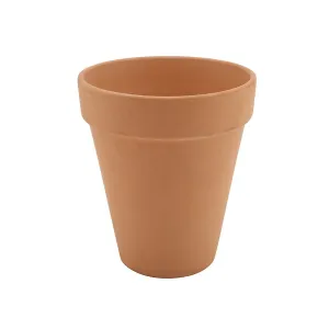 Genware BLTXLANT Tall Terracotta Pot Rustic 10 x 12cm - Pack of 6