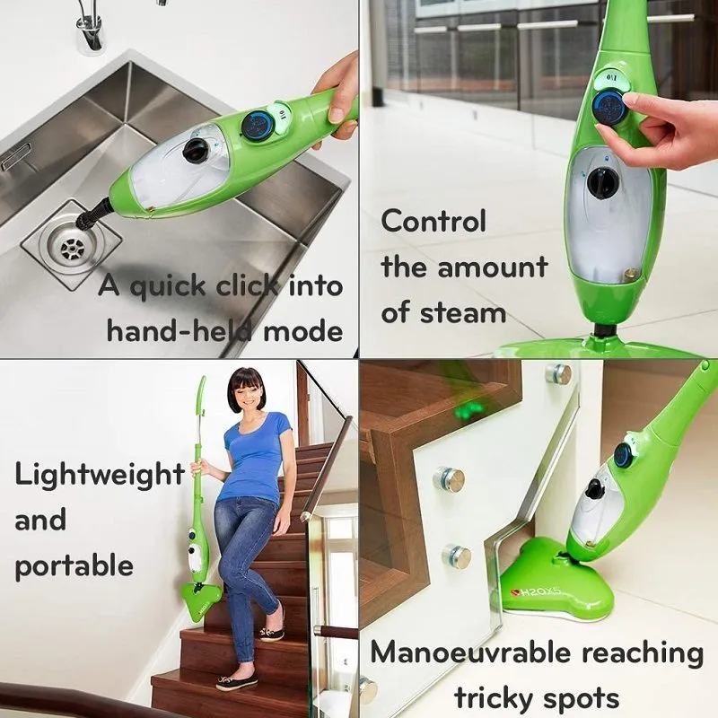 H2O X5 Premium Pressure Steam Cleaner Mop