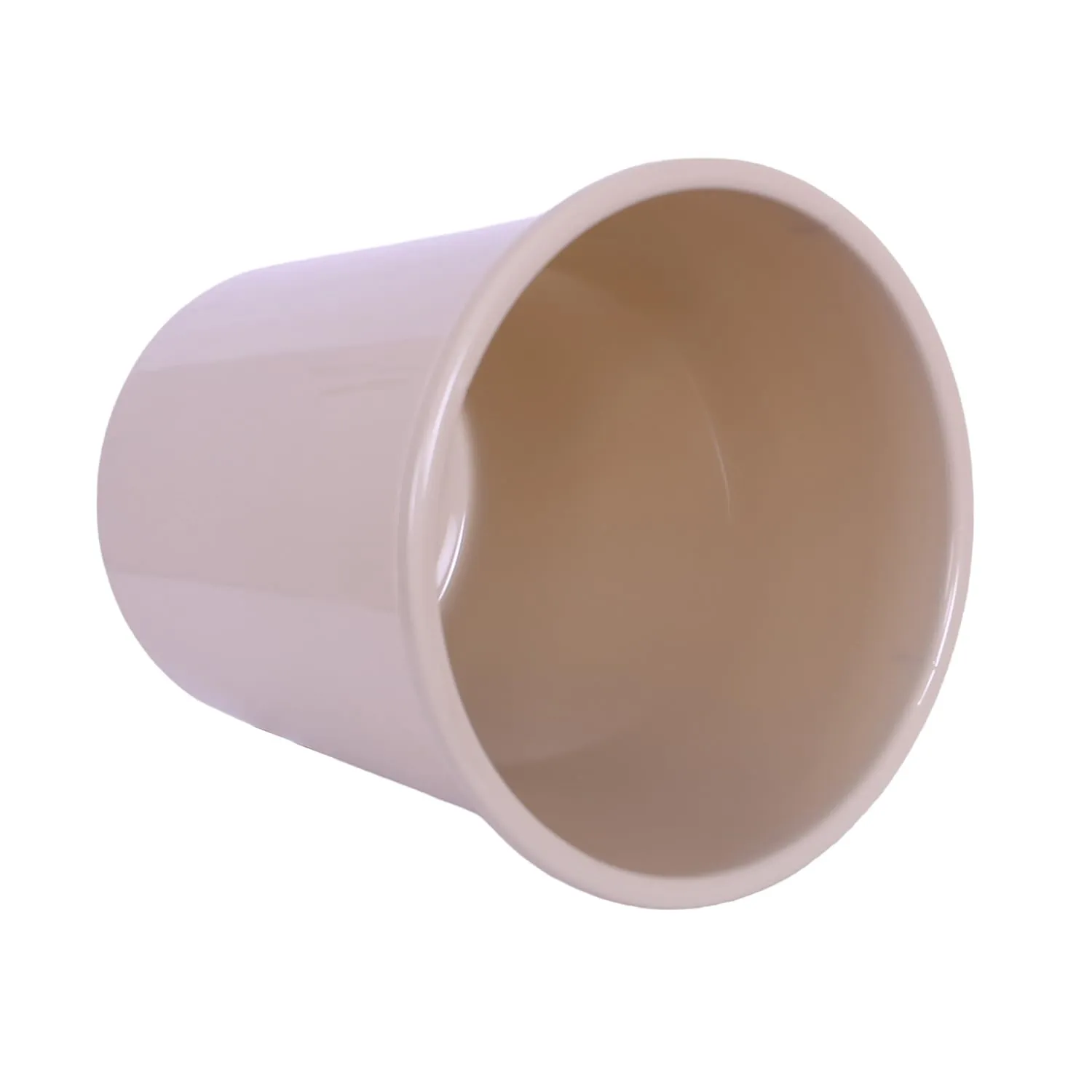 Heart Home Dustbin | Open Dustbin | Plastic Garbage Dustbin | Dustbin For Kitchen | Dustbin For Bathroom | Office Dustbin | Plain Sada Dustbin | 10 LTR | Beige