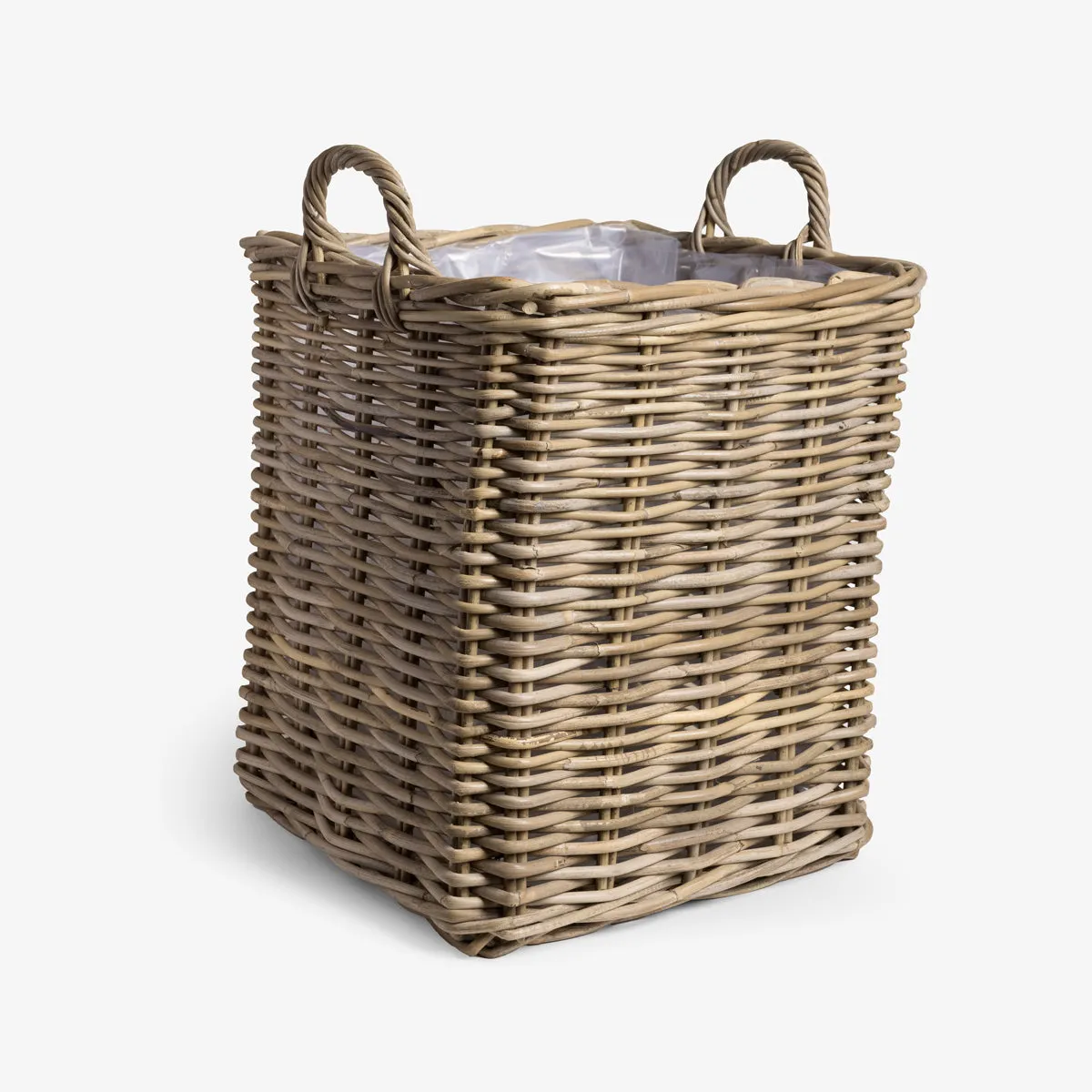 Kubu Rattan Square Planter Baskets