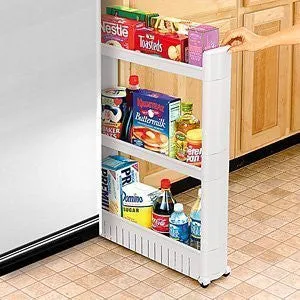 Laundry Washer Side Kitchen Slide Cabinet Pull Out Shelf Storage Rack Sliding Rv