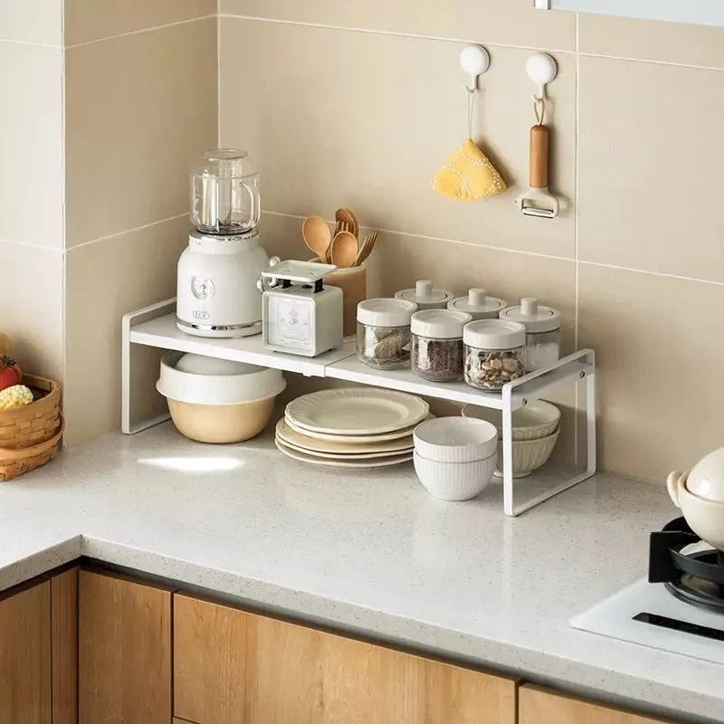 Layered Retractable Kitchen Storage Rack