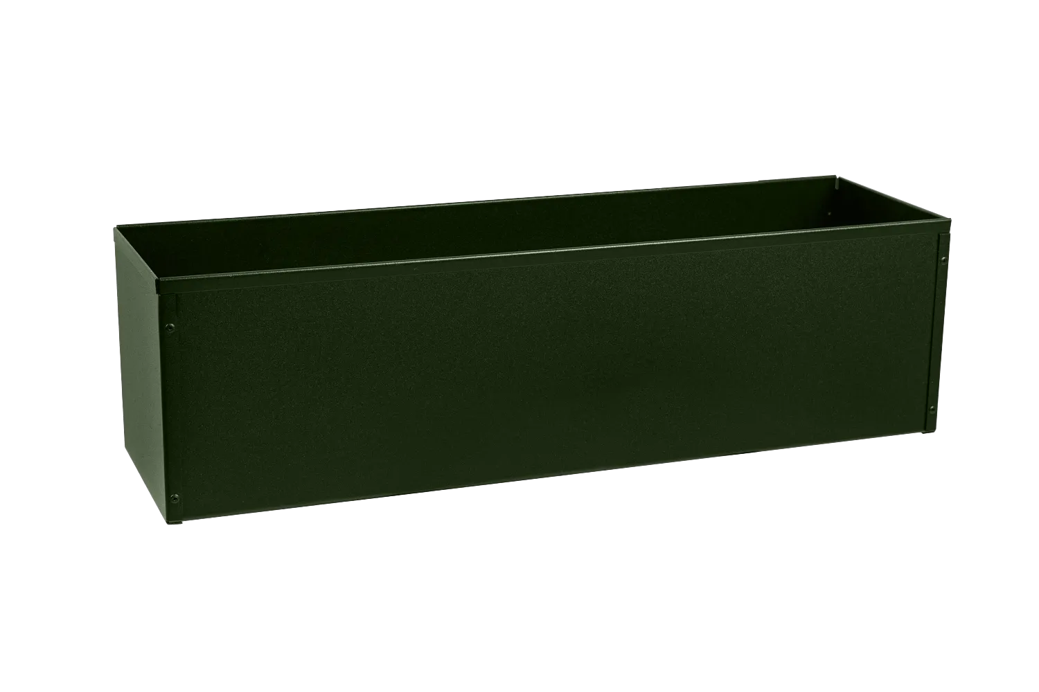 Liva balcony flower box without brackets dark green 60 / 80 / 100 cm