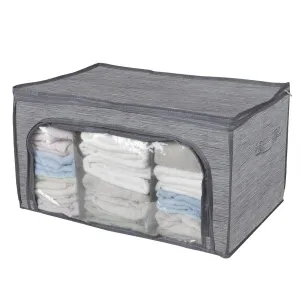 Mayd Sheet/Towel Storage Box, 3 Section- 30cmx56cmx36cm