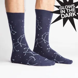 Men's Glow in the Dark Constellation Socks