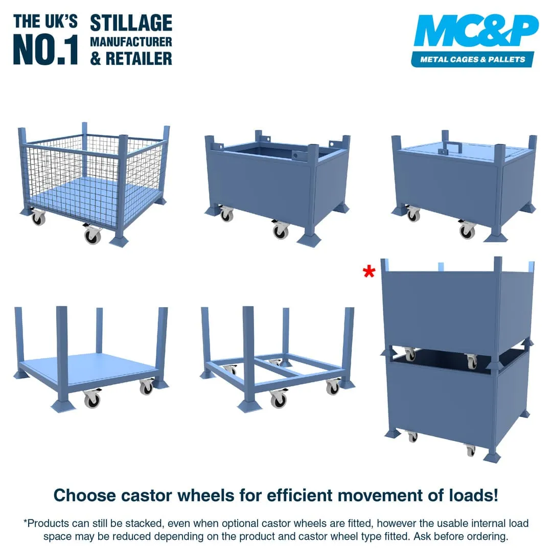 Metal Stillage Cage With Open Front